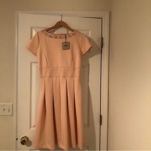 Flattering Pink Party Dress